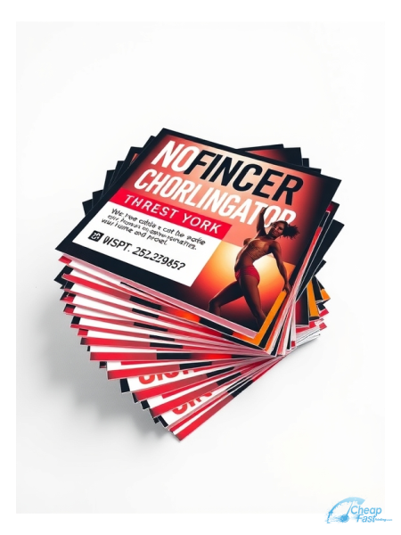 1000 Low Cost 6x6 38pt Trifecta Black With Velvet Finish Dancer Choreographer Bulk Postcards