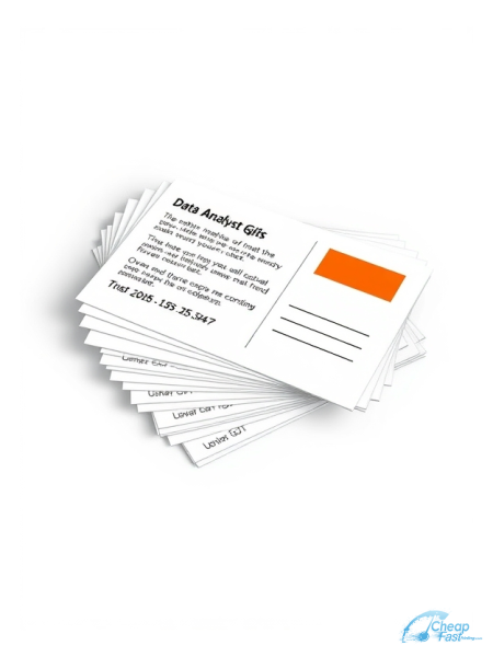 Data Analyst 6" x 11" EDDM® Postcards printed on premium cardstock