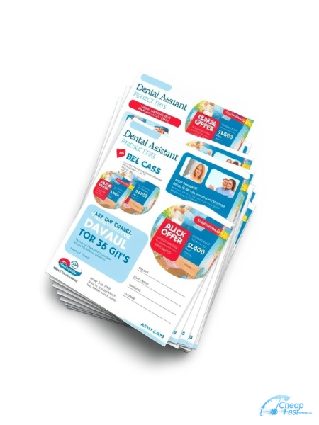 2500 Cut Rate 4.25x11 16pt Premium Matte Dental Assistant Bulk Postcards