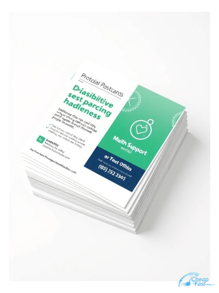 Disability Support Worker 8.5" x 11" EDDM® Postcards printed on premium cardstock