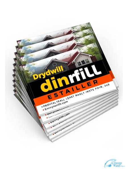 1000 Deal 2x4 38pt Trifecta Black With Velvet Finish Drywall Installer Bulk Postcards