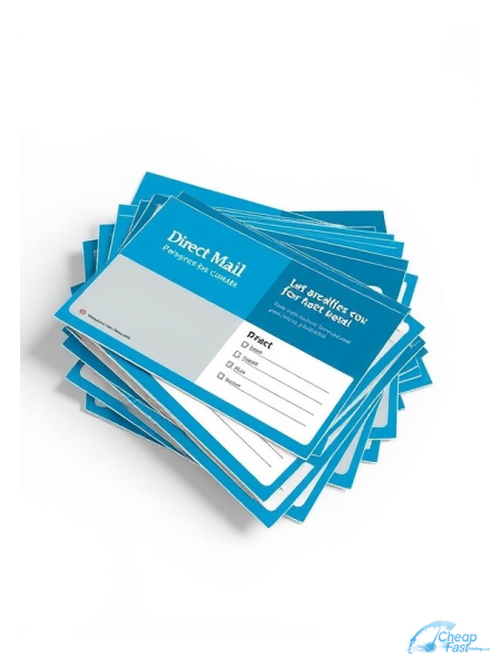 2500 Cut Rate 2.75x8.5 38pt Trifecta Blue With Velvet Finish E Commerce Manager Bulk Postcards