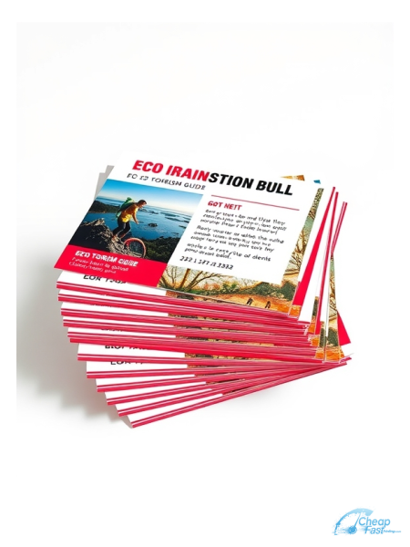 5000 Reduced Price 3x3 38pt Trifecta Red With Velvet Finish Eco Tourism Guide Bulk Postcards