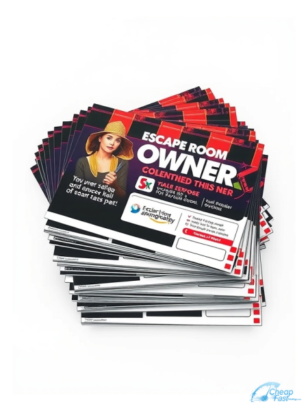 2500 Rapid 3.5x5.5 16pt Premium Matte Escape Room Owner Bulk Postcards