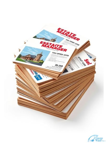 5000 Express 3.5x6 18pt Premium Kraft Estate Manager Bulk Postcards