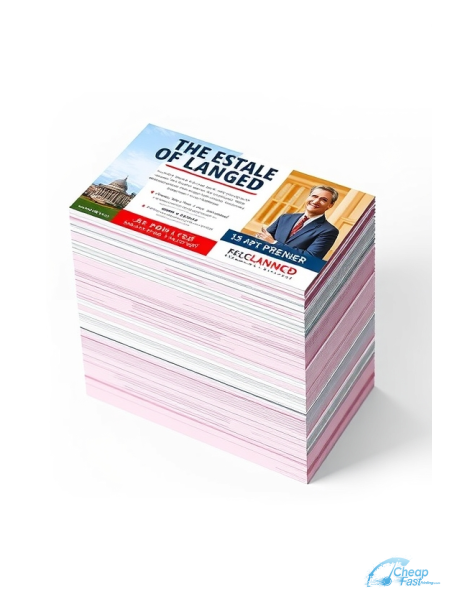 100 Urgent 3.5x8.5 18pt Ultra Premium Pearl Estate Planner Bulk Postcards