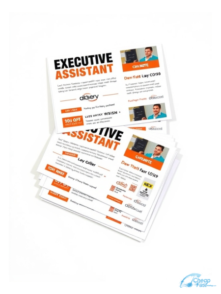 100 Cheap 4.25x6 100lb Matte Cover Executive Assistant Bulk Postcards