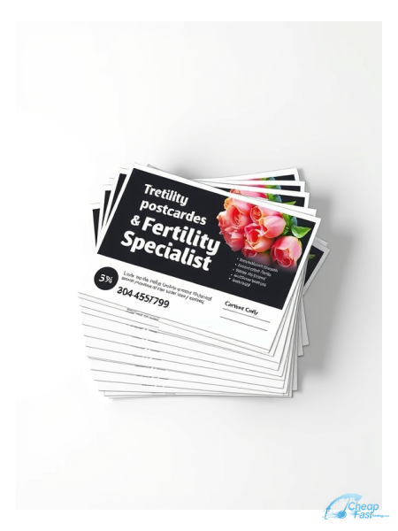 Fertility Specialist 9" x 11" EDDM® Postcards printed on premium cardstock