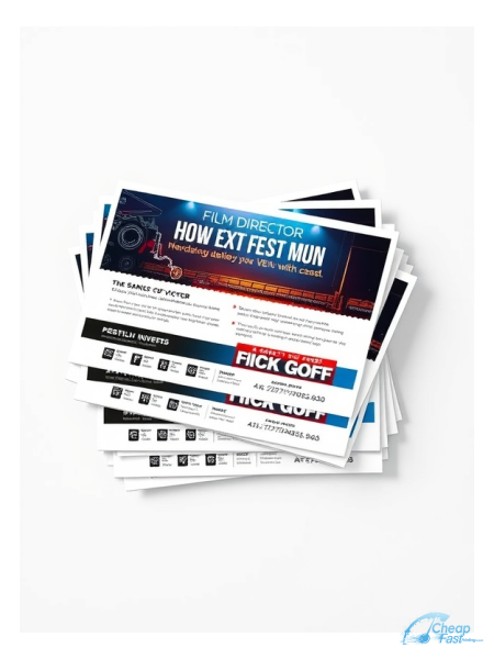 250 Low Price 5.5x8.5 18pt Ultra Premium Smooth White Film Director Bulk Postcards