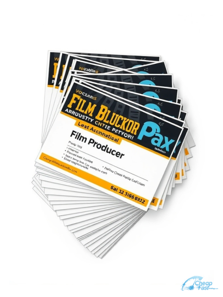 1000 Bargain 6x8 38pt Trifecta Black With Velvet Finish Film Producer Bulk Postcards