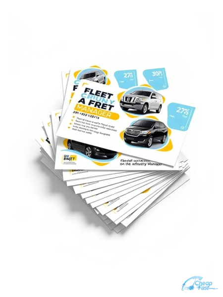 Fleet Maintenance Manager 4" x 9" Postcards printed on premium cardstock
