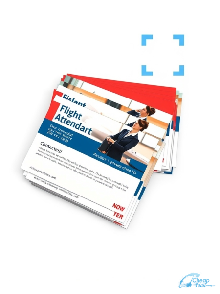 100 Value 6.5x8 100lb Matte Cover Flight Attendant Private Bulk Postcards