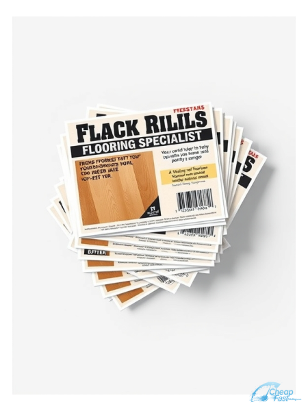 250 Wallet Friendly 6.5x9 13pt Premium Linen Flooring Specialist Bulk Postcards