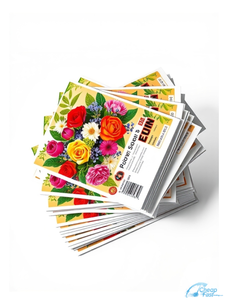 500 Price Savvy 6.5x12 14pt Gloss Florist Bulk Postcards