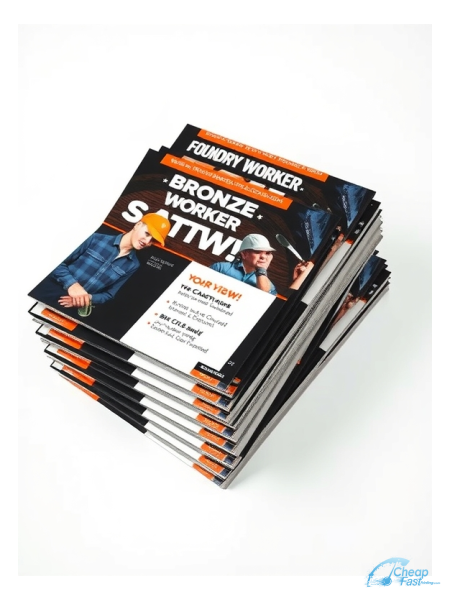 2500 Cut Rate 8x10 16pt Premium Matte Foundry Worker Bronze Caster Bulk Postcards