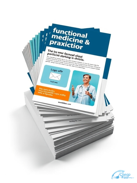 Functional Medicine Practitioner 2.75" x 8.5" Postcards printed on premium cardstock