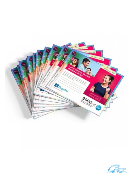 100 Low Rate 9x11 18pt Ultra Premium Pearl Fundraiser Bulk Postcards