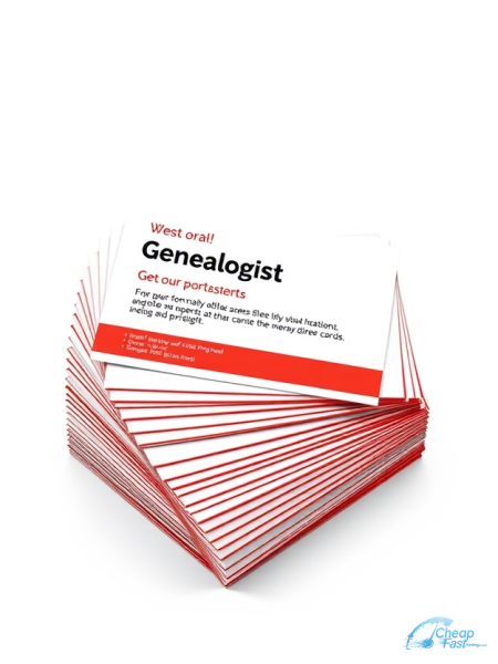 5000 Express 3x4 38pt Trifecta Red With Velvet Finish Genealogist Bulk Postcards