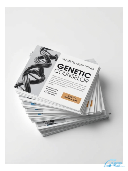 Genetic Counselor 6" x 11" EDDM® Postcards printed on premium cardstock