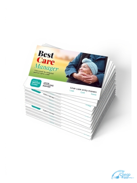 1000 Deal 4.25x6 14pt Uncoated Geriatric Care Manager Bulk Postcards