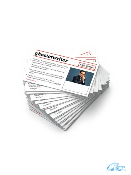 Ghostwriter 3" x 5" Postcards printed on premium cardstock