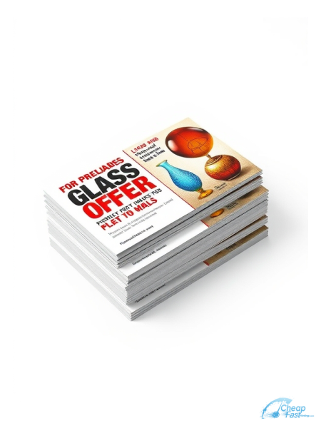 250 Speedy 3x6 13pt Premium Linen Glass Blower Bulk Postcards