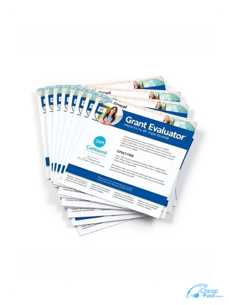 1000 Swift 3.5x5.5 14pt Uncoated Grant Evaluator Bulk Postcards