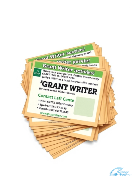 5000 Cost Effective 3.5x5 18pt Premium Kraft Grant Writer Bulk Postcards