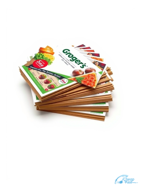 5000 Accelerated 3.5x8.5 18pt Premium Kraft Grocer Bulk Postcards