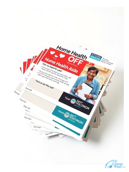 5000 Accelerated 6.5x12 18pt Premium Kraft Home Health Aide Bulk Postcards