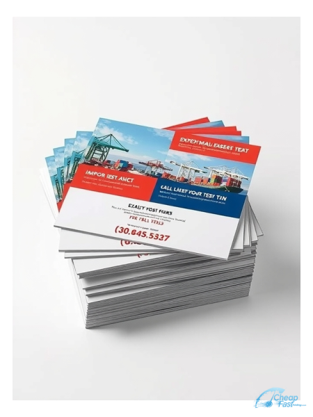 500 Fast 8x8 14pt Gloss Import Export Agent Bulk Postcards
