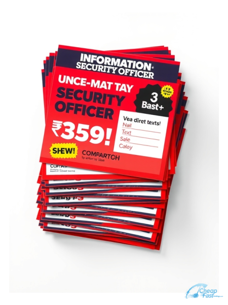 Information Security Officer 4" x 9" Postcards printed on premium cardstock