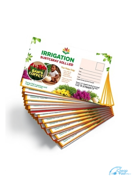 5000 Express 9x11 18pt Premium Kraft Irrigation Specialist Bulk Postcards