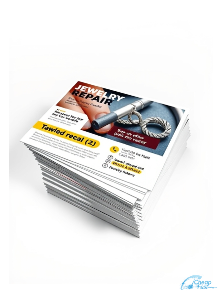 100 Urgent 9x12 18pt Ultra Premium Pearl Jewelry Repair Bulk Postcards