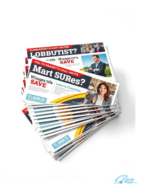 1000 Low Cost 3.5x6 14pt Uncoated Lobbyist Bulk Postcards