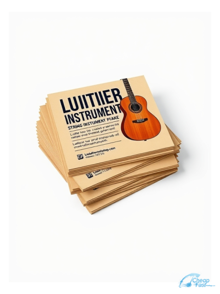 5000 Discount 4x4 18pt Premium Kraft Luthier Stringed Instrument Maker Bulk Postcards