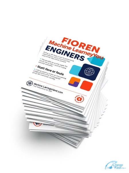Machine Learning Engineer 5" x 5" Postcards printed on premium cardstock