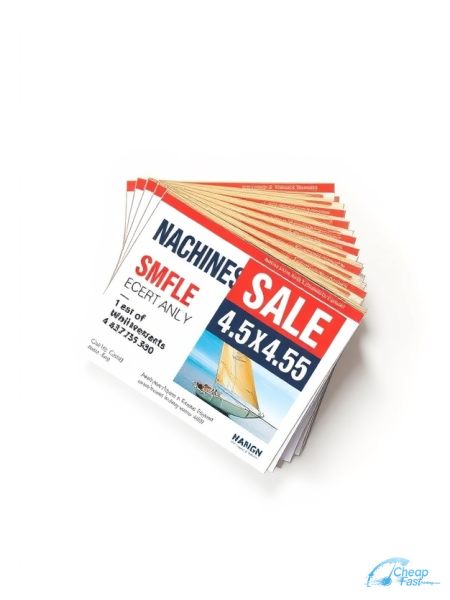 5000 Reduced Price 4.5x4.5 18pt Premium Kraft Marine Mechanic Bulk Postcards