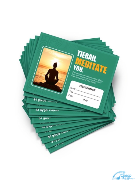Meditation Guide 5" x 7" Postcards printed on premium cardstock