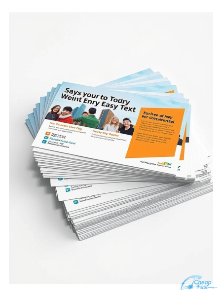 100 Urgent 6.5x12 100lb Matte Cover Muralist Bulk Postcards