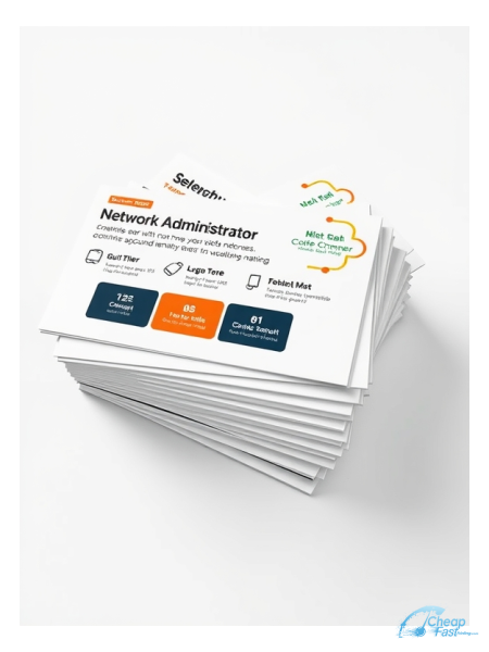 2500 Prompt 9x11 16pt Premium Matte Network Administrator Bulk Postcards