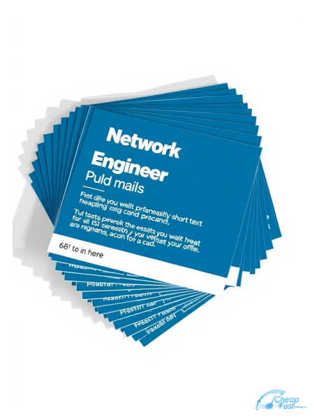 Network Engineer 6" x 6" Postcards printed on premium cardstock