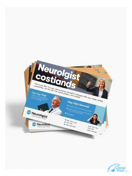 5000 Accelerated 9x12 18pt Premium Kraft Neurologist Bulk Postcards