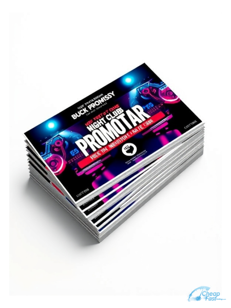 100 Cheap 2x4 18pt Ultra Premium Pearl Nightclub Promoter Bulk Postcards