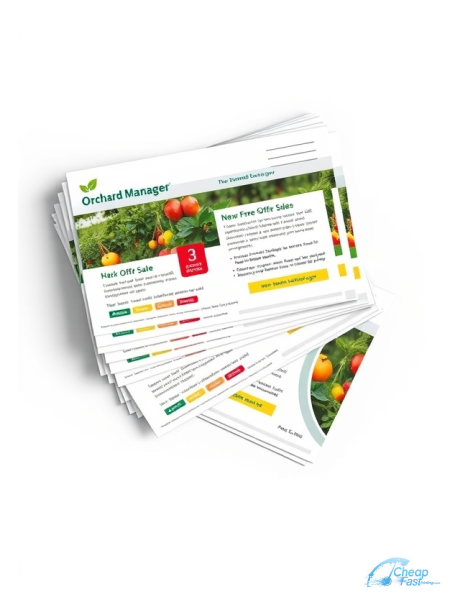 250 Low Price 3.5x5.5 13pt Premium Linen Orchard Manager Bulk Postcards