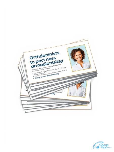 250 Entry Level 4.25x5.5 13pt Premium Linen Orthodontist Bulk Postcards
