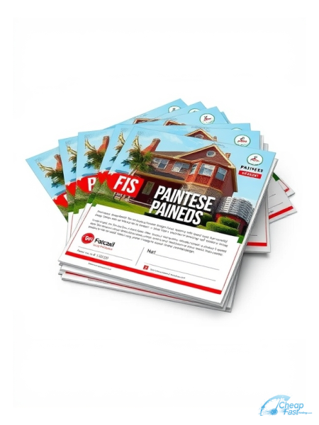 1000 Quick 4.25x11 14pt Uncoated Painter Residential Bulk Postcards