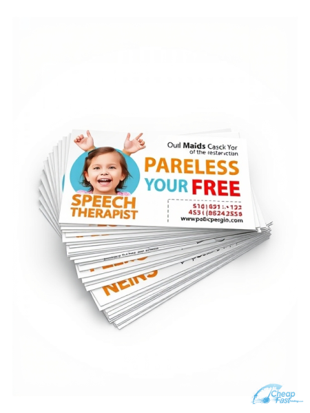 5000 Express 4.5x6.5 18pt Premium Kraft Pediatric Speech Therapist Bulk Postcards