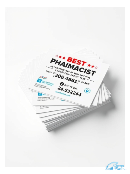 Pharmacist 5" x 5" Postcards printed on premium cardstock
