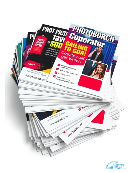 1000 Quick 5x7 14pt Uncoated Photo Booth Operator Bulk Postcards